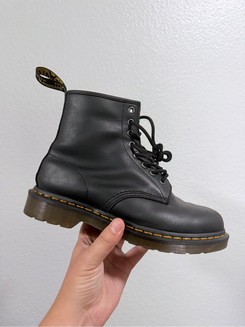 Dr. Martens black Leather Ankle Boot